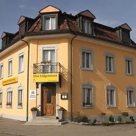 Gasthaus Drei Eidgenossen Bischofszell Dış mekan fotoğraf